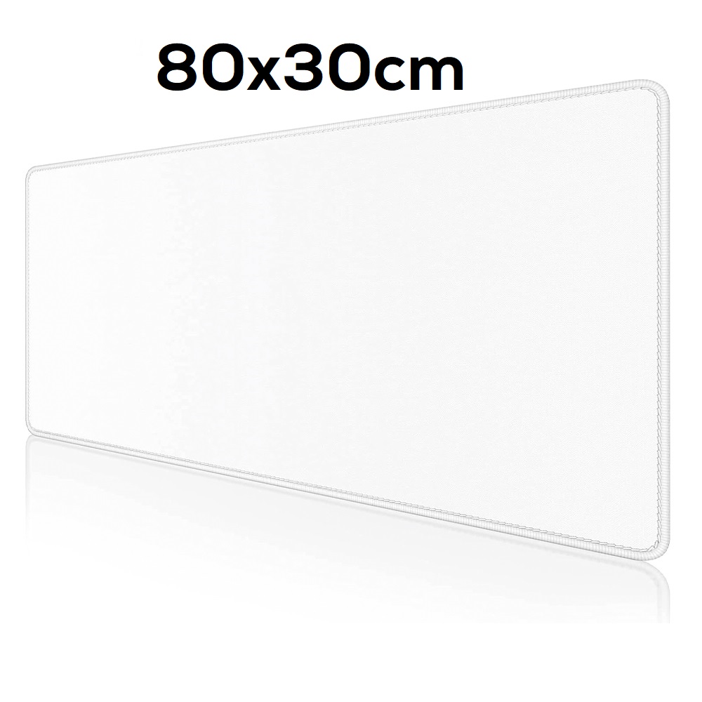 Deixy Beyaz Mousepad 80x30cm Süblimasyon Baskıya Uygun